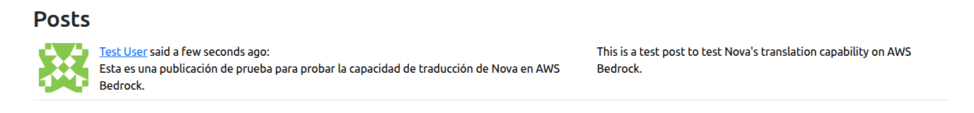 Post after translation