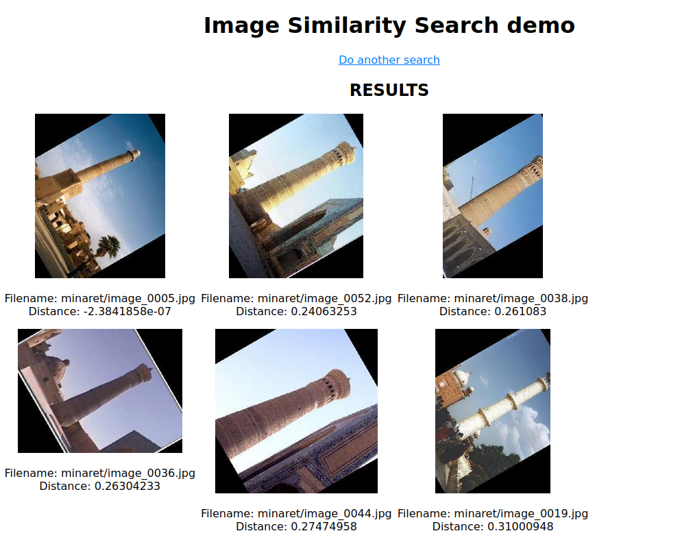 Search for minaret