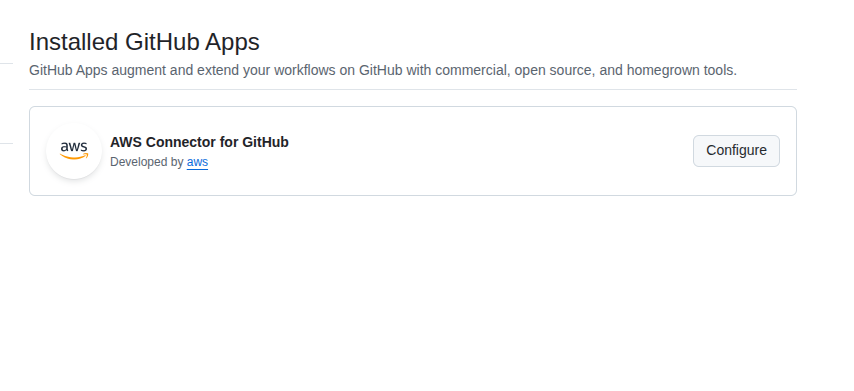 AWS Github CodeConnect