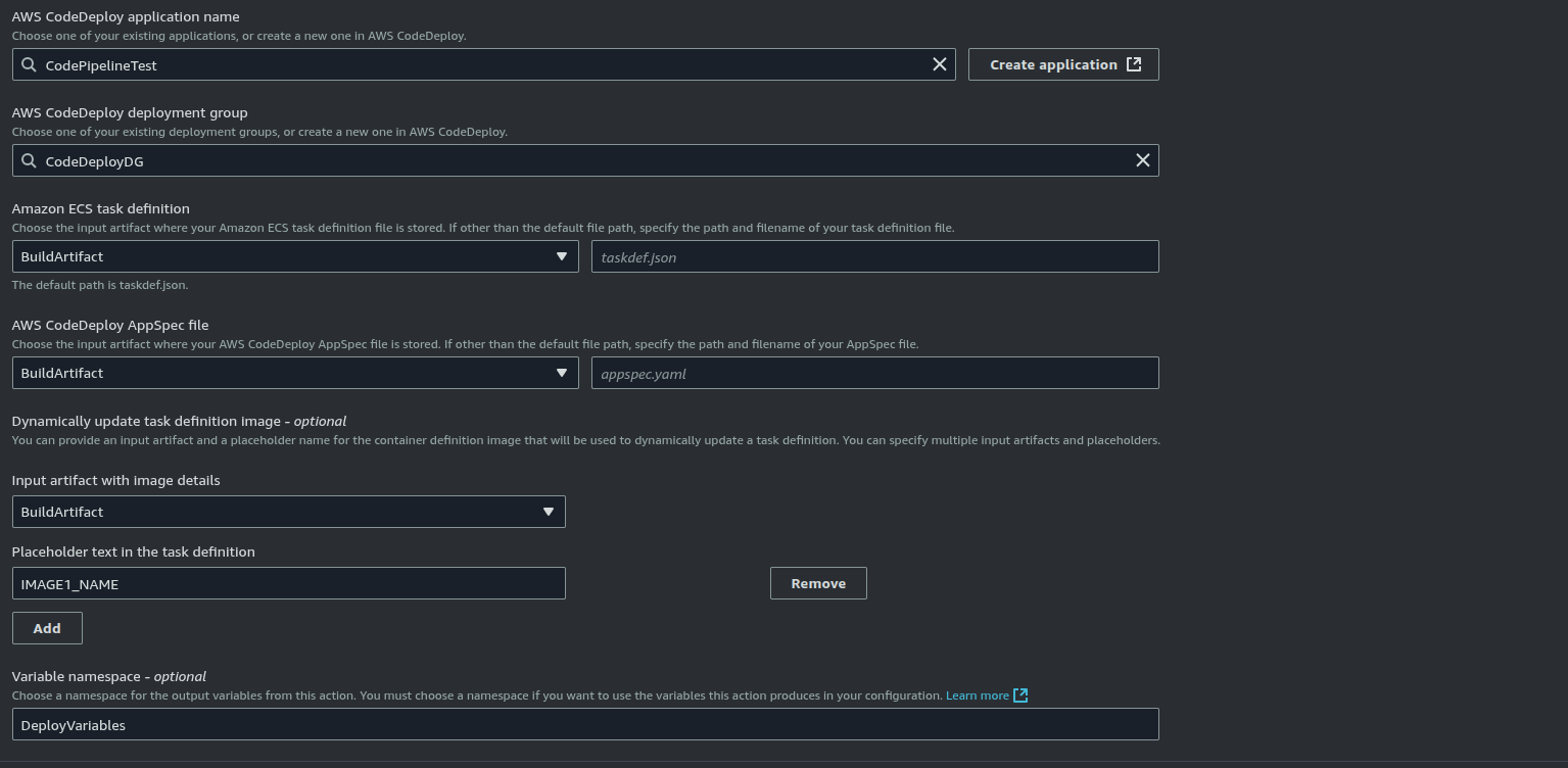 Dynamic task defintion